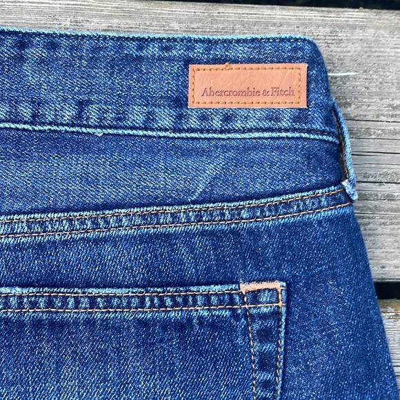 Abercrombie & Fitch Distressed Button Fly Denim Jean Shorts - Picture 7 of 7